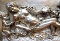Silvered on Copper Wall Putti Plaque (8 of 12) Silvered on Copper Wall Putti Plaque (8 of 12)