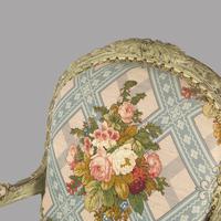 Pair of Louis XVI Style Green Painted Fauteuils (3 of 4) Pair of Louis XVI Style Green Painted Fauteuils (3 of 4)