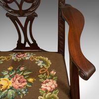 Antique Carver Chair, English, Mahogany, Needlepoint, Elbow, Chippendale Style (4 of 12) Antique Carver Chair, English, Mahogany, Needlepoint, Elbow, Chippendale Style (4 of 12)