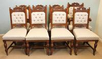 Antique Victorian Set of Eight Oak Dining Chairs (2 of 16) Antique Victorian Set of Eight Oak Dining Chairs (2 of 16)