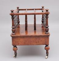 19th Century Burr Walnut Canterbury of Nice Proportions (4 of 10) 19th Century Burr Walnut Canterbury of Nice Proportions (4 of 10)