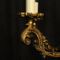 French Gilded Bronze 8 Light Rococo Chandelier c.1930 (5 of 10) French Gilded Bronze 8 Light Rococo Chandelier c.1930 (5 of 10)