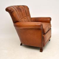Antique French Style Leather Club Armchair (5 of 6) Antique French Style Leather Club Armchair (5 of 6)