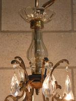 6 Arm brass bird cage with small droppers (4 of 4) 6 Arm brass bird cage with small droppers (4 of 4)