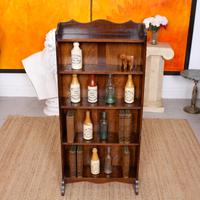 Carved Oak Open Bookcase Bookshelves (7 of 8) Carved Oak Open Bookcase Bookshelves (7 of 8)