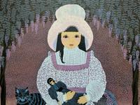Patricia Barton Signed Artist's Proof Print of a Little Girl With Doll (3 of 12) Patricia Barton Signed Artist's Proof Print of a Little Girl With Doll (3 of 12)
