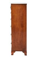 Geo Style Walnut 6 Drawer Bowfront Chest Circa 1920s (4 of 8) Geo Style Walnut 6 Drawer Bowfront Chest Circa 1920s (4 of 8)