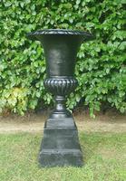 19th Century Victorian Cast Iron Urn on Stand (2 of 4) 19th Century Victorian Cast Iron Urn on Stand (2 of 4)