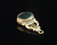 Antique 9ct gold spinning fob, seal fob, Sardonyx and Bloodstone (9 of 12) Antique 9ct gold spinning fob, seal fob, Sardonyx and Bloodstone (9 of 12)