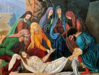 Superb 19th Century Old Master Biblical Jesus Religious Oil Painting - Gothic Oak Frame (9 of 14) Superb 19th Century Old Master Biblical Jesus Religious Oil Painting - Gothic Oak Frame (9 of 14)