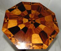 Regency Table with Inlaid Specimen Wood Top (2 of 7) Regency Table with Inlaid Specimen Wood Top (2 of 7)