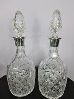 Pair of Silver Collared Decanters by Mappin & Webb (4 of 7) Pair of Silver Collared Decanters by Mappin & Webb (4 of 7)