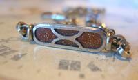 Pocket Watch Chain 1930s German Art Deco Silver Chrome & Goldstone Albert Nos (7 of 12) Pocket Watch Chain 1930s German Art Deco Silver Chrome & Goldstone Albert Nos (7 of 12)