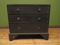 Small Antique Black Painted Chest of Drawers, Gothic Shabby Chic (3 of 13) Small Antique Black Painted Chest of Drawers, Gothic Shabby Chic (3 of 13)