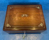 William IV Rosewood Box with Mother of Pearl Inlay (9 of 13) William IV Rosewood Box with Mother of Pearl Inlay (9 of 13)