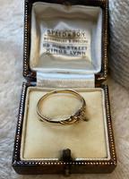 High Grade Yellow Metal Sapphire & Diamond Ring (3 of 5) High Grade Yellow Metal Sapphire & Diamond Ring (3 of 5)