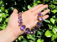 274.91ct Amethyst & 18ct Yellow Gold Rivière Necklace - Antique Victorian (2 of 12) 274.91ct Amethyst & 18ct Yellow Gold Rivière Necklace - Antique Victorian (2 of 12)