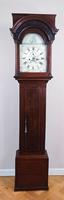 Georgian Mahogany Grandfather Longcase Clock Strike/silent