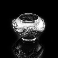 Antique Solid Silver Japanese Condiment Pot / Bowl - Meiji c.1900 (3 of 14) Antique Solid Silver Japanese Condiment Pot / Bowl - Meiji c.1900 (3 of 14)