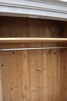 Fabulous Old Pine & Grey Painted Wardrobe / Hall / Kitchen Cupboard - We Deliver! (10 of 12) Fabulous Old Pine & Grey Painted Wardrobe / Hall / Kitchen Cupboard - We Deliver! (10 of 12)