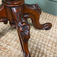 Beautifully Figured Victorian Walnut Antique Occasional Table (6 of 9) Beautifully Figured Victorian Walnut Antique Occasional Table (6 of 9)
