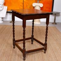 Oak Writing Table Arts & Crafts Side Table Edwardian Slim Petite (6 of 6) Oak Writing Table Arts & Crafts Side Table Edwardian Slim Petite (6 of 6)