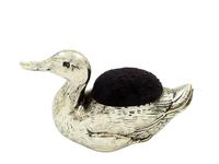 Large Antique Sterling Silver Duck Pin Cushion 1906 (2 of 9) Large Antique Sterling Silver Duck Pin Cushion 1906 (2 of 9)
