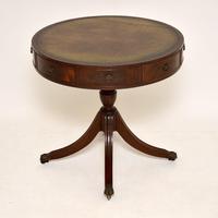 Antique Regency Style Mahogany Leather Top Drum Table (2 of 5) Antique Regency Style Mahogany Leather Top Drum Table (2 of 5)