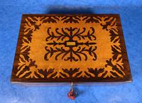 William IV Burr Maple & Rosewood Jewellery Box (11 of 12) William IV Burr Maple & Rosewood Jewellery Box (11 of 12)