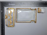 19thc Antique French Gilt Bronze Ormolu & Cut Crystal Desk Set - Letter Rack Holder, Pen / Note Tray & Pot (12 of 17) 19thc Antique French Gilt Bronze Ormolu & Cut Crystal Desk Set - Letter Rack Holder, Pen / Note Tray & Pot (12 of 17)