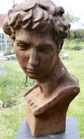 Weathered Cast Iron Statue of Michelangelo's David (3 of 8) Weathered Cast Iron Statue of Michelangelo's David (3 of 8)