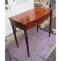 Georgian Mahogany Bow Front Side Table (4 of 6) Georgian Mahogany Bow Front Side Table (4 of 6)