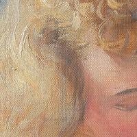 Hugo Ziegler, Study Of An Angel, Oil Painting (3 of 7) Hugo Ziegler, Study Of An Angel, Oil Painting (3 of 7)