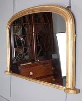 Mid 19th century gilt overmantle mirror (4 of 4) Mid 19th century gilt overmantle mirror (4 of 4)