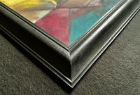 Original 20th Century Continental Abstract Cubism Style Portrait Oil Painting (9 of 11) Original 20th Century Continental Abstract Cubism Style Portrait Oil Painting (9 of 11)