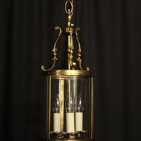 French Gilded Triple Light Antique Lantern (2 of 7) French Gilded Triple Light Antique Lantern (2 of 7)