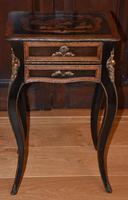 Striking 19th Century French Ebonised & Marquetry Side Table c.1880 (5 of 18) Striking 19th Century French Ebonised & Marquetry Side Table c.1880 (5 of 18)