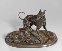 19th Century Group of a Whippet & Pekingese (6 of 8) 19th Century Group of a Whippet & Pekingese (6 of 8)