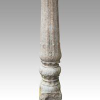 Pair of Antique Carved Sandstone Columns (3 of 4) Pair of Antique Carved Sandstone Columns (3 of 4)