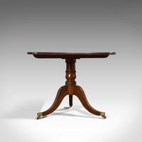Antique Breakfast Table, English, Mahogany, Tilt Top, Dining, Regency, C.1820 (9 of 10) Antique Breakfast Table, English, Mahogany, Tilt Top, Dining, Regency, C.1820 (9 of 10)