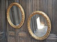 Pair of Gilt French Oval Mirrors (2 of 7) Pair of Gilt French Oval Mirrors (2 of 7)
