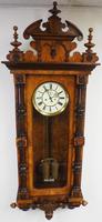 Rare Impressive Antique Burr Walnut 8-Day Twin Weight Striking Vienna Regulator Wall Clock by Gustav Becker (13 of 13) Rare Impressive Antique Burr Walnut 8-Day Twin Weight Striking Vienna Regulator Wall Clock by Gustav Becker (13 of 13)