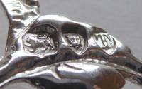 Victorian London 1894 Hallmarked Solid Silver Nurses Belt Buckle (5 of 9) Victorian London 1894 Hallmarked Solid Silver Nurses Belt Buckle (5 of 9)