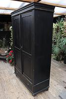 Gorgeous! Large Old Victorian Pine & Black Painted Hall Cupboard / Wardrobe - We Deliver! (4 of 10) Gorgeous! Large Old Victorian Pine & Black Painted Hall Cupboard / Wardrobe - We Deliver! (4 of 10)