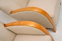 Pair of Swedish Art Deco Satin Birch Armchairs (7 of 11) Pair of Swedish Art Deco Satin Birch Armchairs (7 of 11)