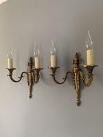 Pair of French Wall Lights, Rewired c.1910 (4 of 9) Pair of French Wall Lights, Rewired c.1910 (4 of 9)