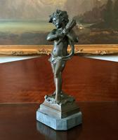 Fine Large 19th Century Antique Solid Bronze Cherub Sculpture Statue Figurine (6 of 13) Fine Large 19th Century Antique Solid Bronze Cherub Sculpture Statue Figurine (6 of 13)