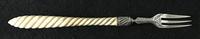 Mid Victorian Silver & Rope Twist Handle Pickle Fork (4 of 4) Mid Victorian Silver & Rope Twist Handle Pickle Fork (4 of 4)