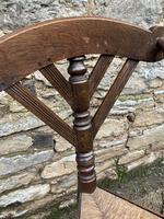 Antique Oak Turners Corner Chair (10 of 14) Antique Oak Turners Corner Chair (10 of 14)