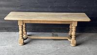 French Bleached Oak Refectory Farmhouse Dining Table (3 of 26) French Bleached Oak Refectory Farmhouse Dining Table (3 of 26)